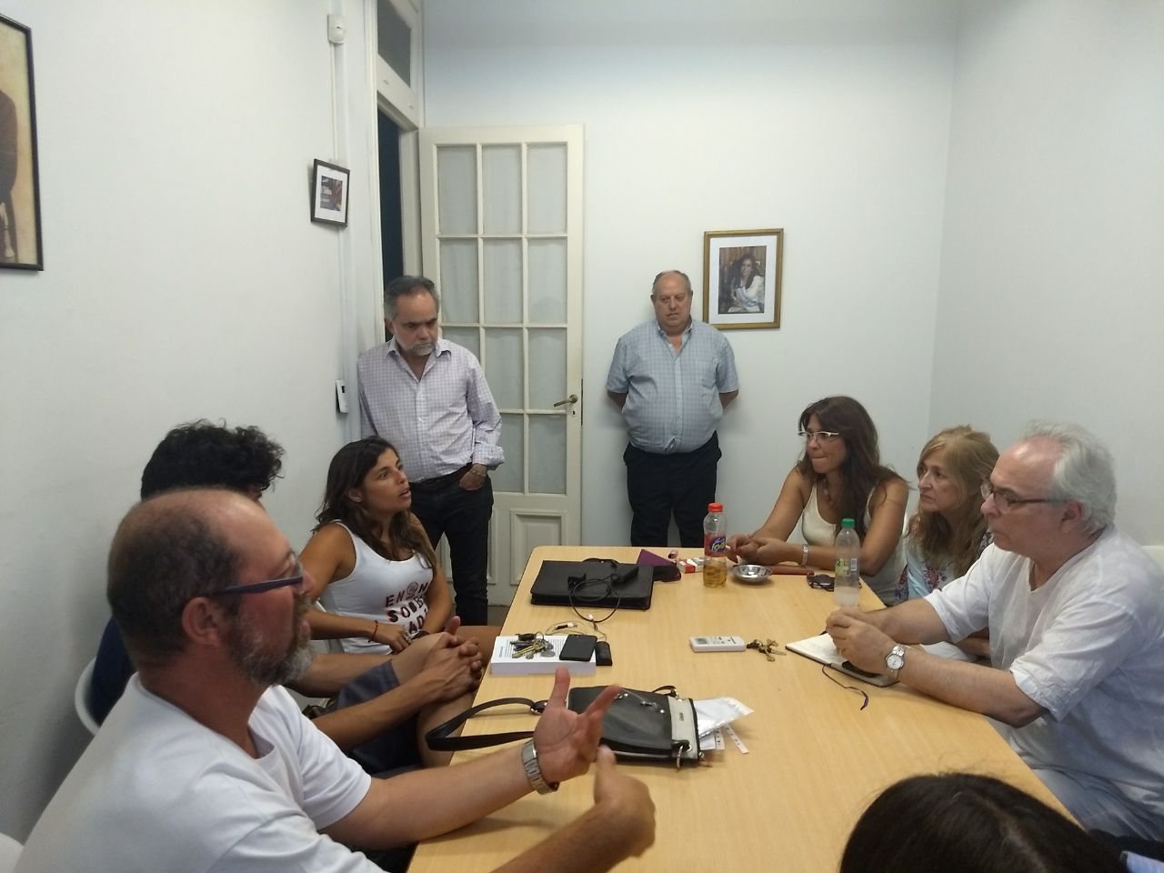 Las autoridades del Instituto Independencia se reunieron con los delegados de los trabajadores despedidos del INTI
