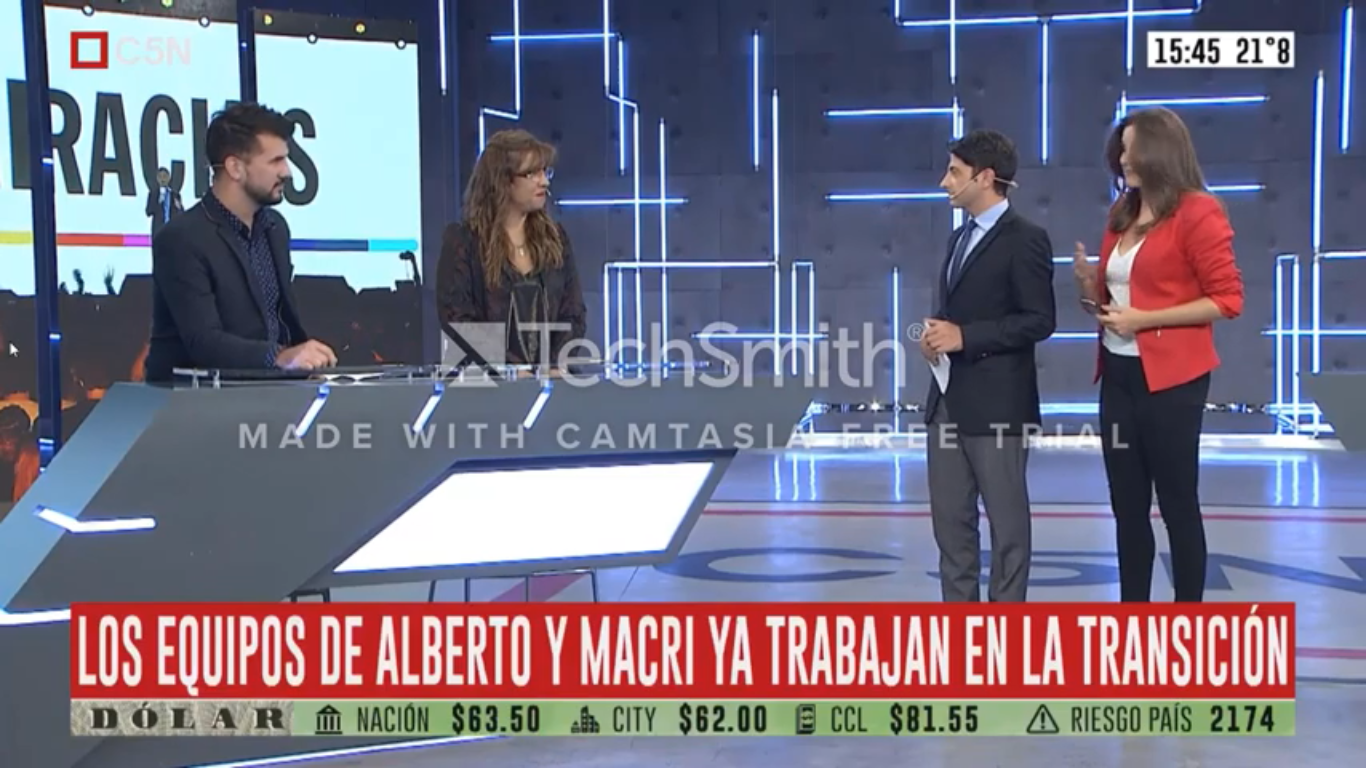Daniela Bambill en Minuto a Minuto C5N
