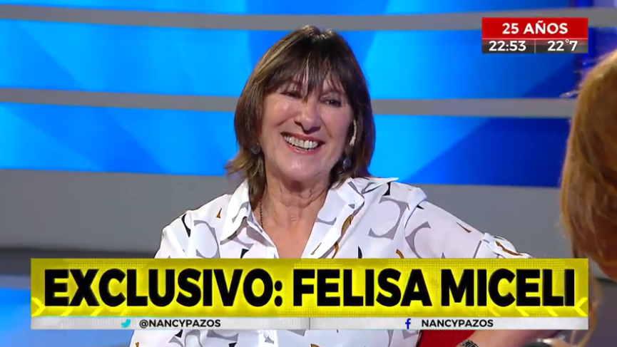 Felisa Miceli en Marca Pazos – Crónica TV