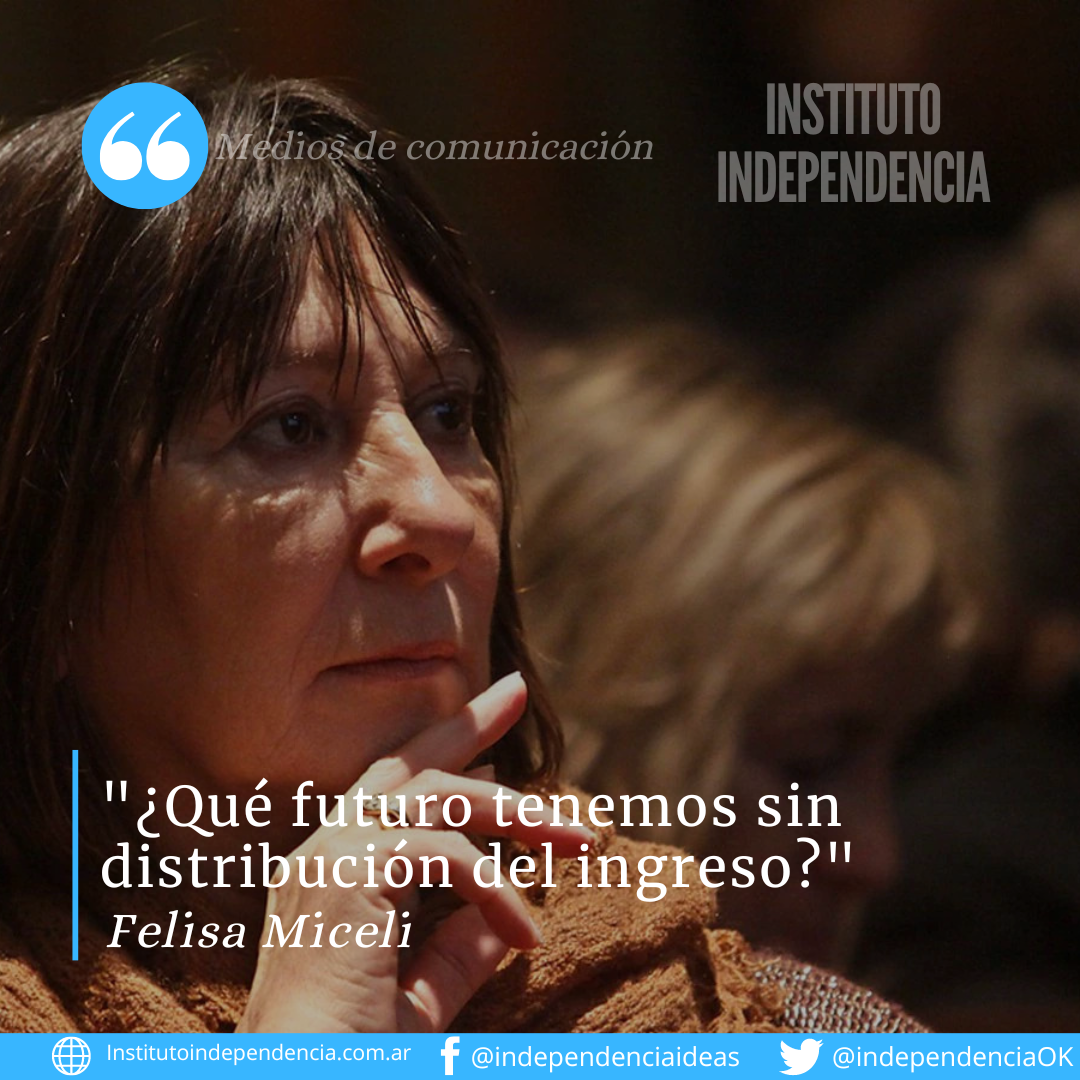 Felisa Miceli conversatorio económico en Siempre es hoy