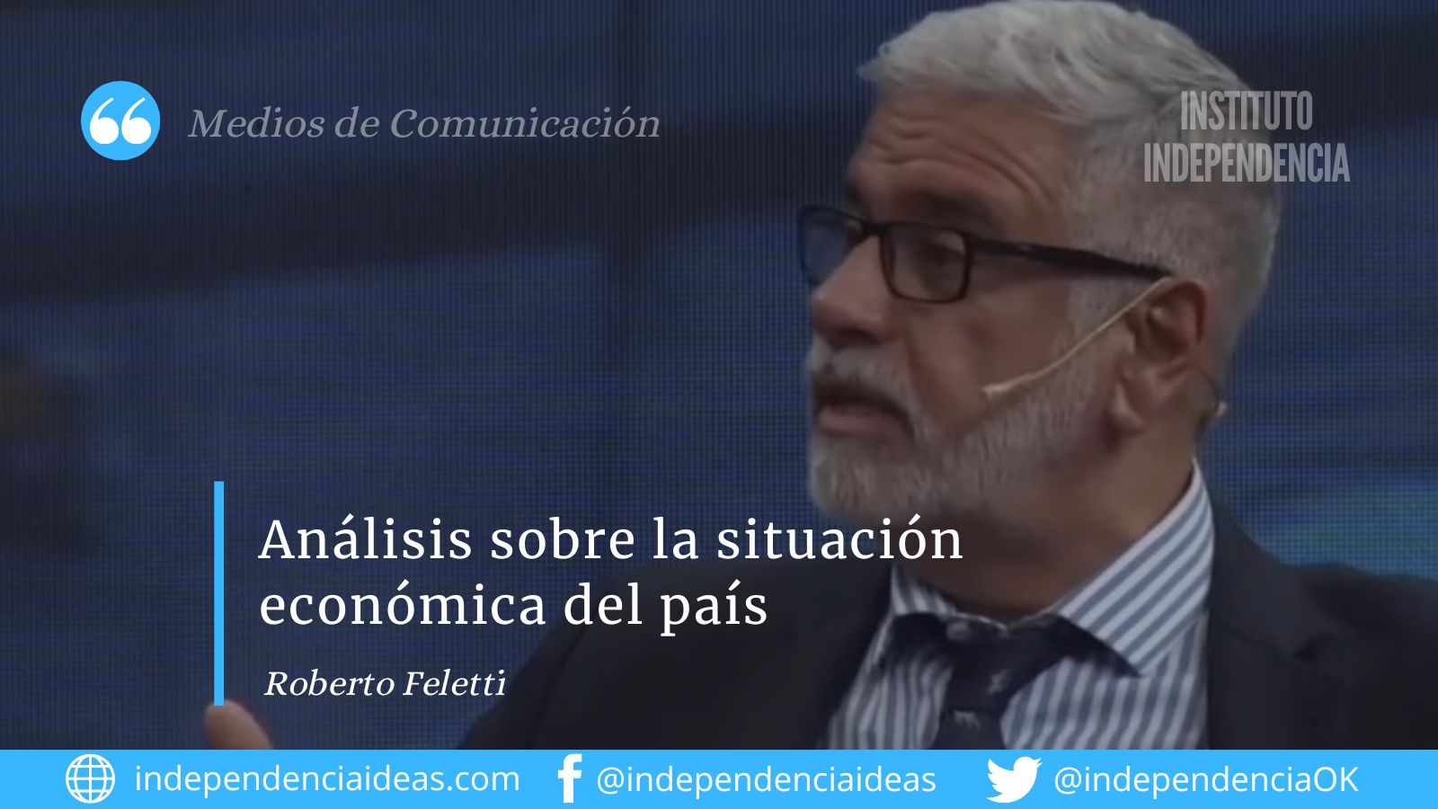 Roberto Feletti opina sobre la situación económica del país