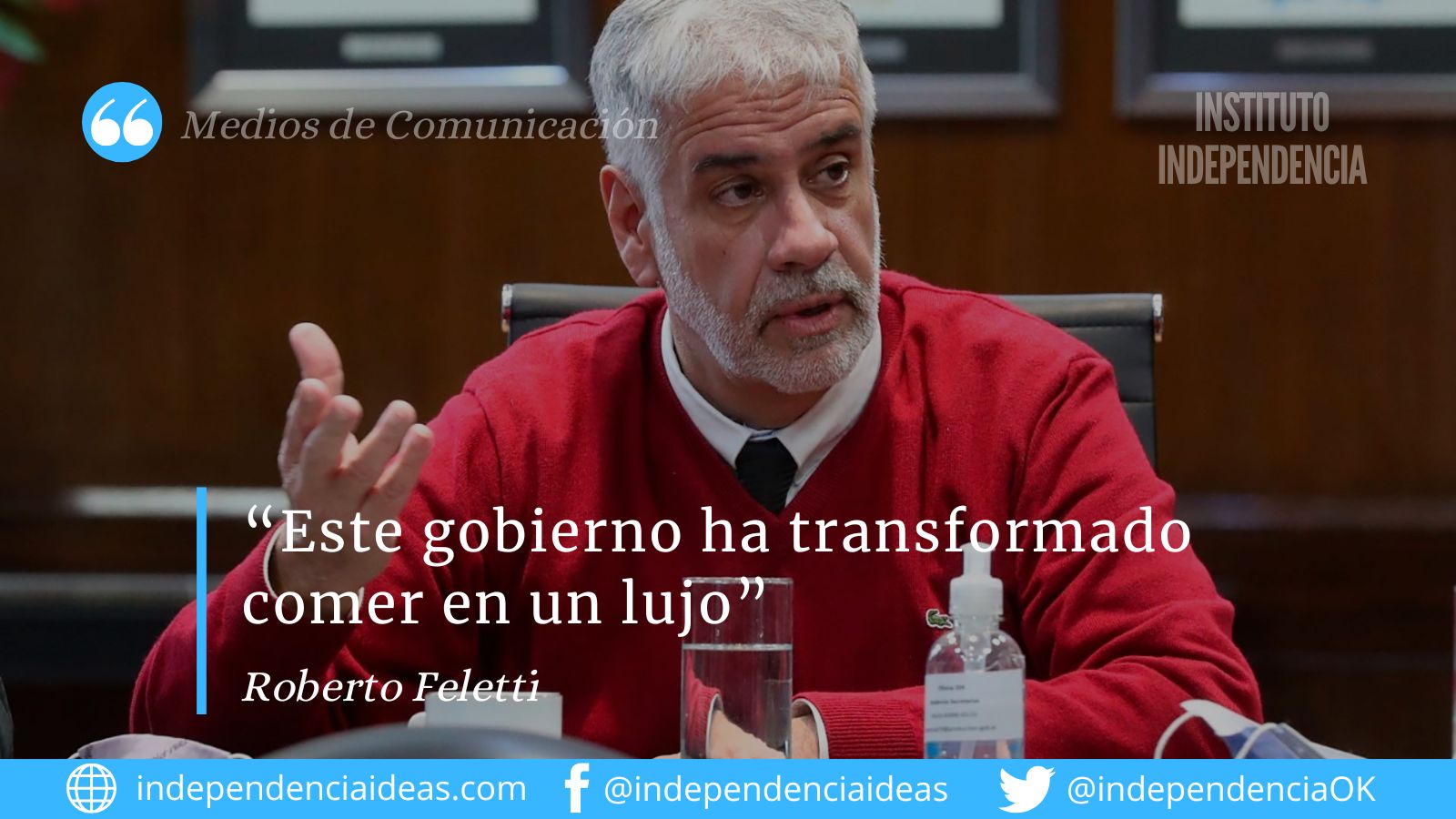 «Este gobierno ha transformado comer en un lujo», entrevista a Roberto Feletti en C5N