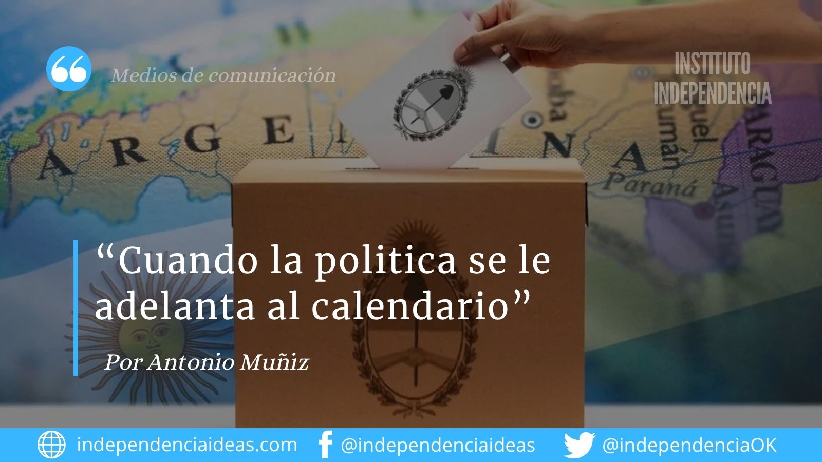 «Un país en disputa: cuando la politica se le adelanta al calendario»